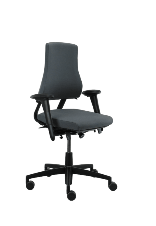 BMA Axia 2.2 Hoge Rug Mirage Grijs 4D - Re-Use24Bureaustoelen