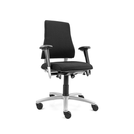 BMA Axia Hoge Rug Grijs Frame Mirage Zwart 4D - Re - Use24