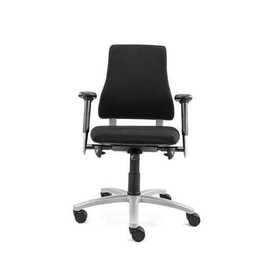 BMA Axia Hoge Rug Grijs Frame Mirage Zwart 4D - Re - Use24
