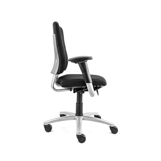 BMA Axia Hoge Rug Grijs Frame Mirage Zwart 4D - Re - Use24