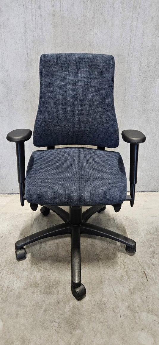 BMA Axia hoge rug Regain Blauw Refurbished Bureaustoel - Re - Use24Bureaustoelen
