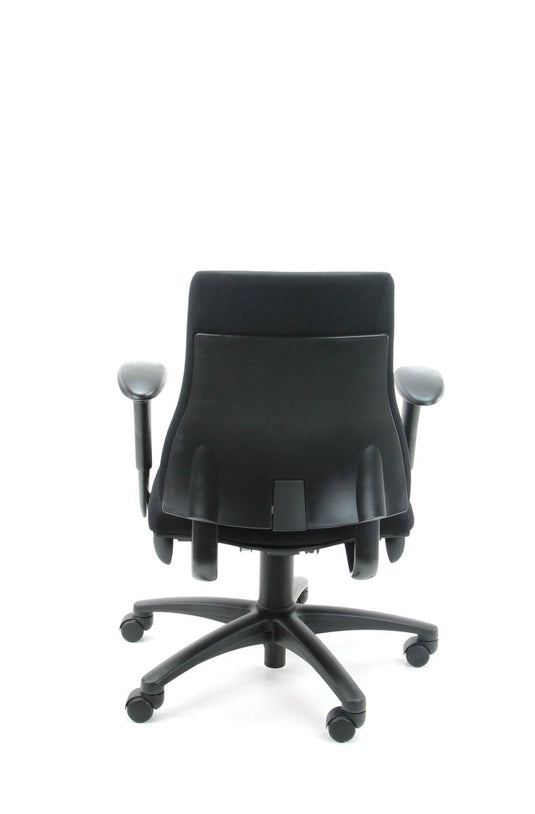 BMA Axia Hoge Rug Zwart - Re - Use24Bureaustoelen