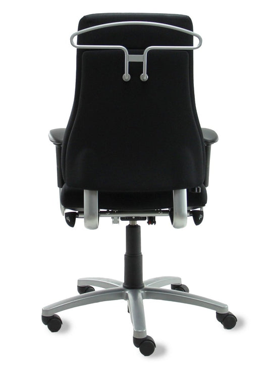 BMA Axia Pro extra hoge rug zwart Refurbished Bureaustoel - Re-Use24Bureaustoelen