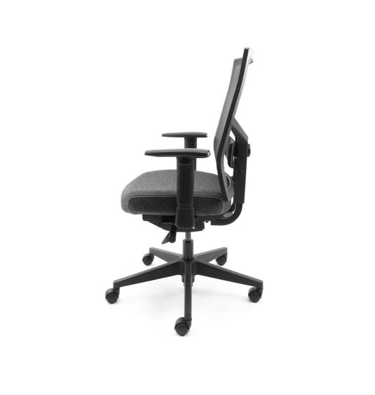 Bureaustoel Chairsupply Otis Donkergrijs - Re - Use24Bureaustoelen