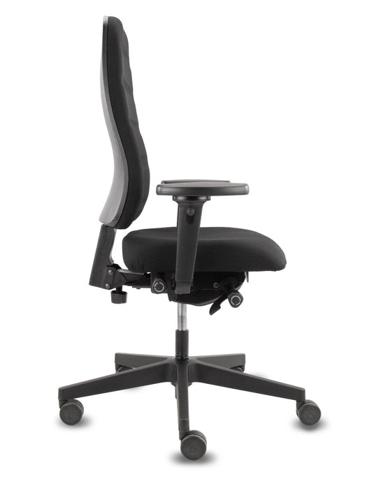 Bureaustoel Interstuhl Prosedia Yourope Zwart - Re - Use24Bureaustoelen