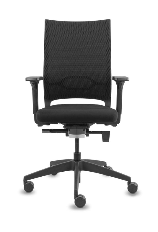 Bureaustoel Sedus Quarterback 2 Zwart Nieuwe stof - Re - Use24Bureaustoelen