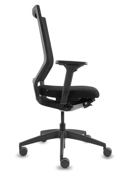 Bureaustoel Sedus Quarterback 2 Zwart Nieuwe stof - Re - Use24Bureaustoelen