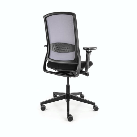 Gispen Zinn Smart Netweave Zwart/Grijs 4D pad - Re - Use24Bureaustoelen