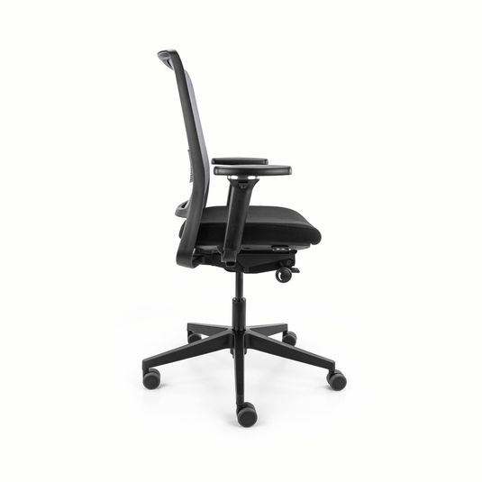 Gispen Zinn Smart NPR Netweave Zwart/Grijs 4D pad - Re - Use24Bureaustoelen