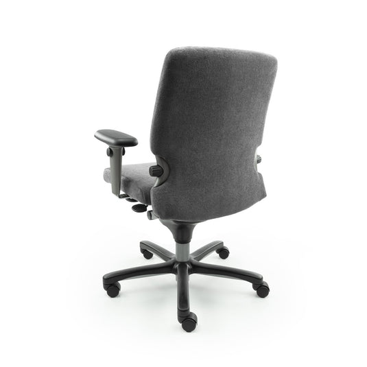 Haworth comforto 77, ergonomisch Metal Grey org. - Re - Use24Bureaustoelen