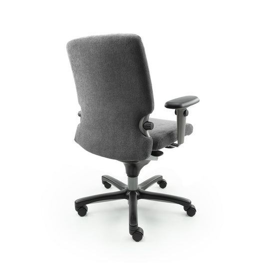Haworth comforto 77, ergonomisch Metal Grey org. - Re - Use24Bureaustoelen