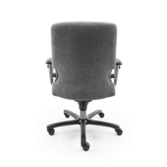 Haworth comforto 77, ergonomisch Metal Grey org. - Re - Use24Bureaustoelen