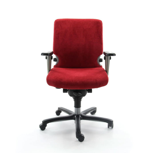 Haworth Comforto 77 NPR Regain Rood Refurbished Bureaustoel - Re-Use24Bureaustoelen