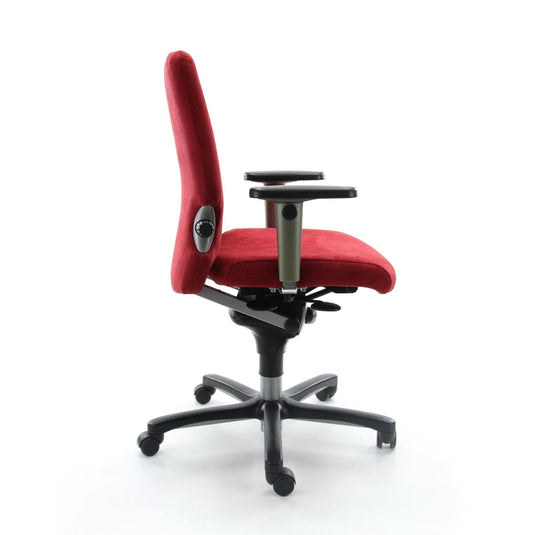 Haworth Comforto 77 NPR Regain Rood Refurbished Bureaustoel - Re-Use24Bureaustoelen