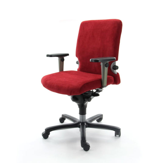 Haworth Comforto 77 NPR Regain Rood Refurbished Bureaustoel - Re-Use24Bureaustoelen