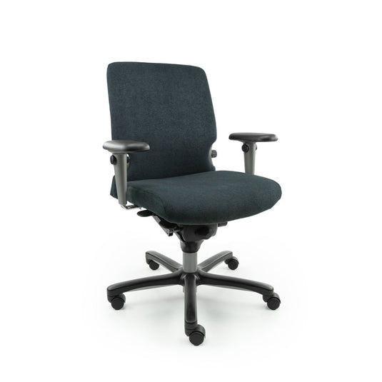 Haworth Comforto 77 Regain Blauw Refurbished Bureaustoel - Re - Use24Bureaustoelen