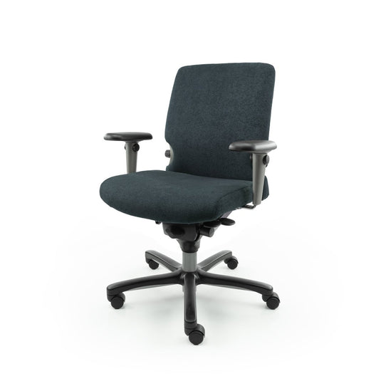 Haworth Comforto 77 Regain Blauw Refurbished Bureaustoel - Re - Use24Bureaustoelen