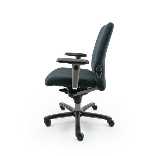 Haworth Comforto 77 Regain Blauw Refurbished Bureaustoel - Re - Use24Bureaustoelen