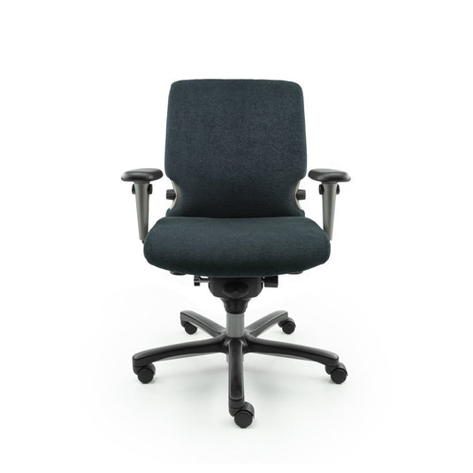 Haworth Comforto 77 Regain Blauw Refurbished Bureaustoel - Re - Use24Bureaustoelen