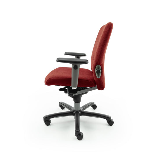 Haworth Comforto 77 Regain Rood Refurbished Bureaustoel - Re - Use24Bureaustoelen