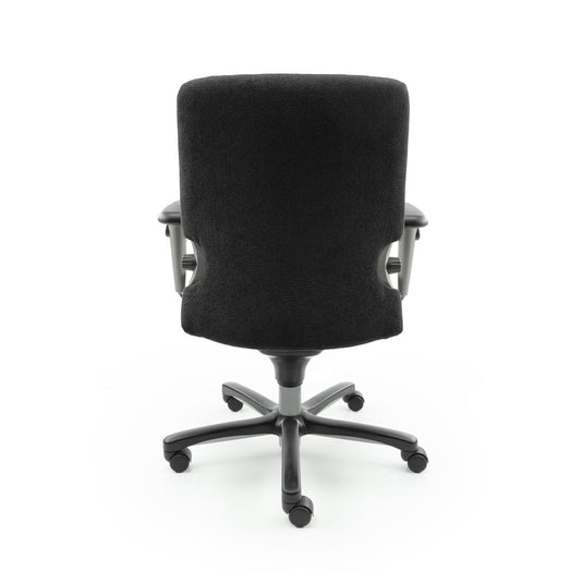 Haworth Comforto 77 Regain Zwart Refurbished Bureaustoel - Re - Use24Bureaustoelen
