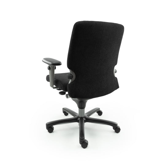 Haworth Comforto 77 Regain Zwart Refurbished Bureaustoel - Re - Use24Bureaustoelen