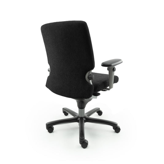 Haworth Comforto 77 Regain Zwart Refurbished Bureaustoel - Re - Use24Bureaustoelen