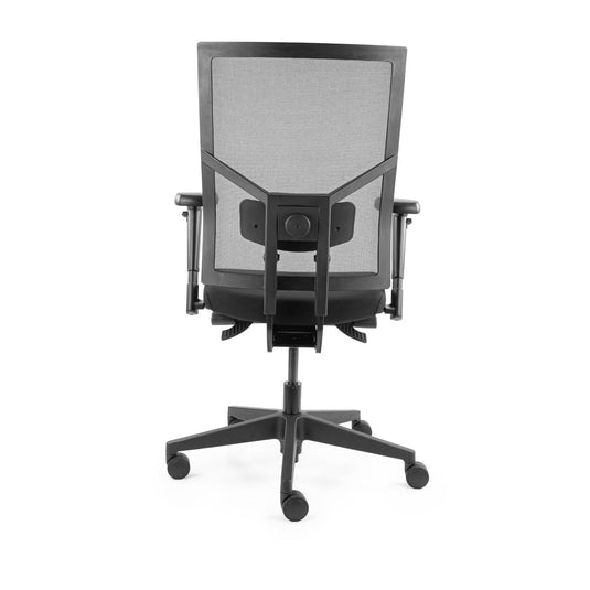 Re - Use24 686s Black Edition Ergonomisch Refurbished Bureaustoel - Re - Use24Bureaustoelen