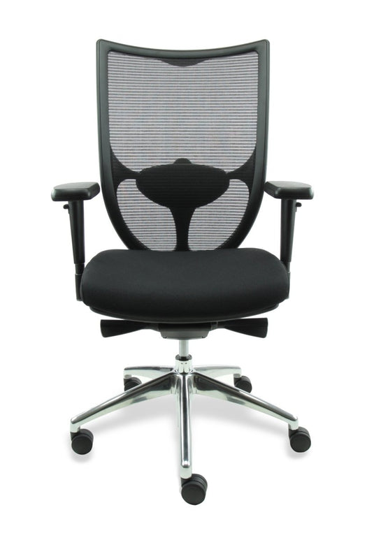 Refurbished Bureaustoel Chairsupply 777 NPR Zwart - Re - Use24Bureaustoelen