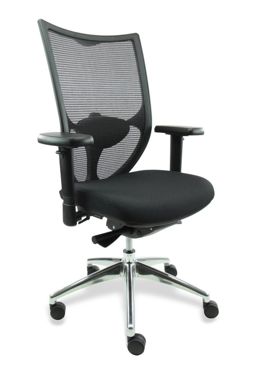 Refurbished Bureaustoel Chairsupply 777 NPR Zwart - Re - Use24Bureaustoelen