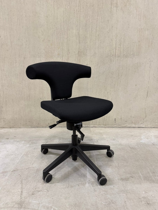 Refurbished Spindl BULL Zwart (B10) - Re - Use24Bureaustoelen