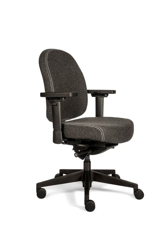 Refurbished Therapod X Compact 603 Donkergrijs - Re - Use24Bureaustoelen