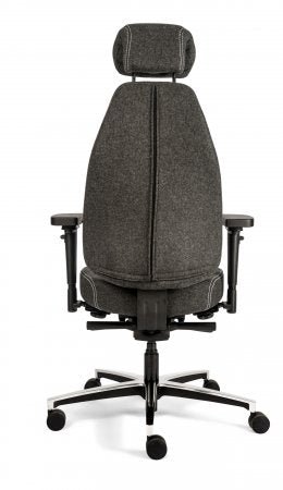 Refurbished Therapod X HR in Wolfit Fenice Donkergrijs - Re - Use24Bureaustoelen