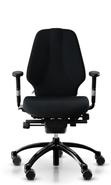 RH Logic 300 nieuwe stof zwart ( Black Edition ) - Re-Use24Bureaustoelen
