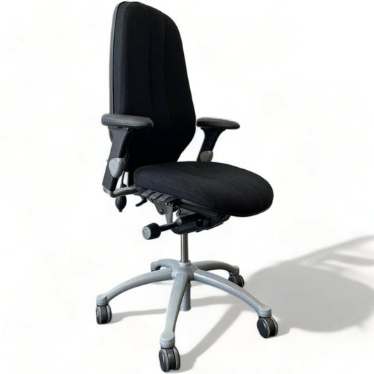 RH Logic 400 nieuwe stof zwart - Re - Use24Bureaustoelen