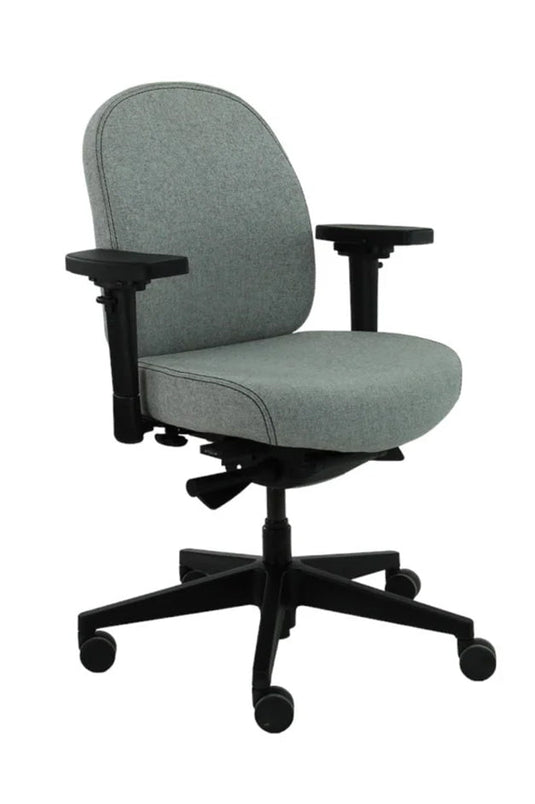 Therapod X Compact 601 Lichtgrijs Refurbished Bureaustoel - Re-Use24Bureaustoelen