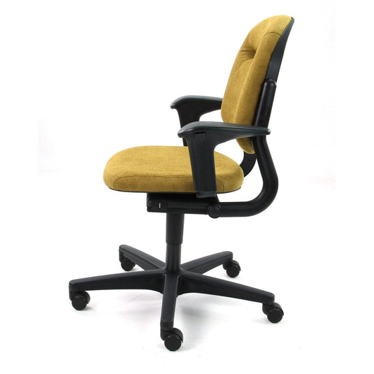 Ahrend 220 ergonomische bureaustoel, nieuwe stof Regain Geel - Re-Use24