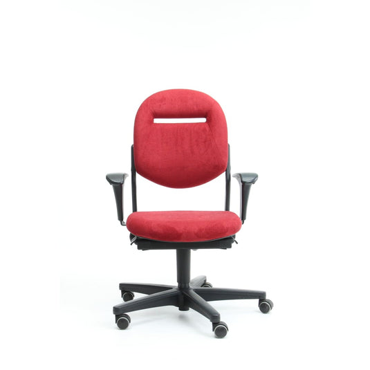 Ahrend 220 ergonomische bureaustoel, nieuwe stof Regain Rood. - Re-Use24