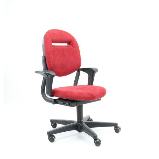 Ahrend 220 ergonomische bureaustoel, nieuwe stof Regain Rood. - Re-Use24