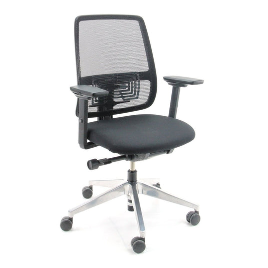 Haworth Comforto 29 bureaustoel 4d, rug met netweave - Re-Use24