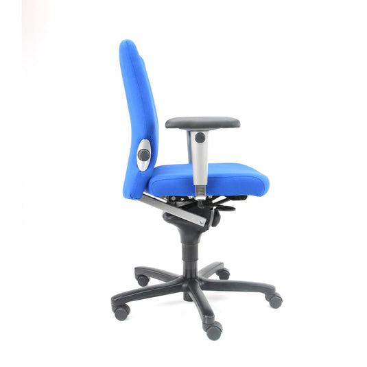 Haworth Comforto 77 NPR bureaustoel nieuwe stof blauw - Re-Use24