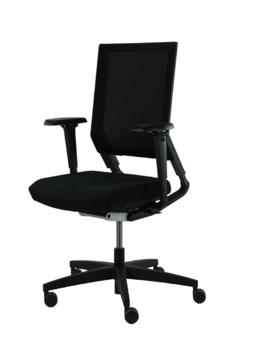 Refurbished Bureaustoel Viasit Impulse, rug in mesh - Re-Use24